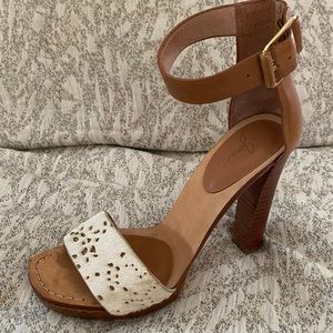 Joie calfskin sandals gently used